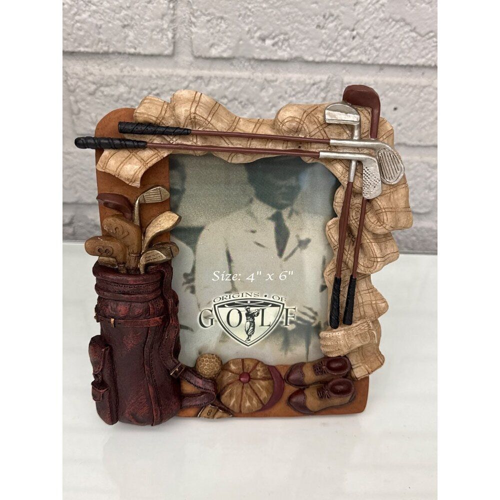 Origins Of Golf Resin Picture Frame 4”x 6”